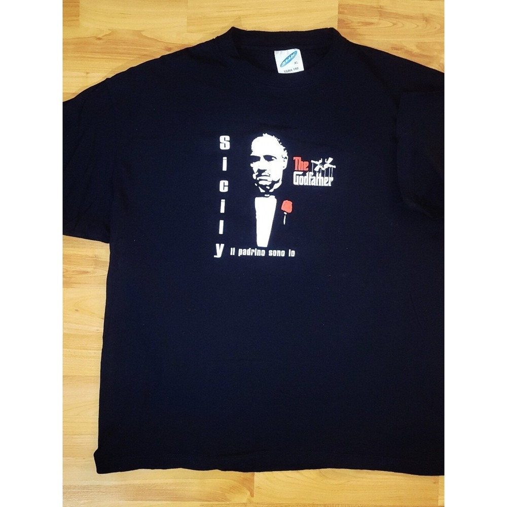 Vintage The Godfather Movie Tee, Sicily il Padrino Sono io Marlon Brando, 90s XL